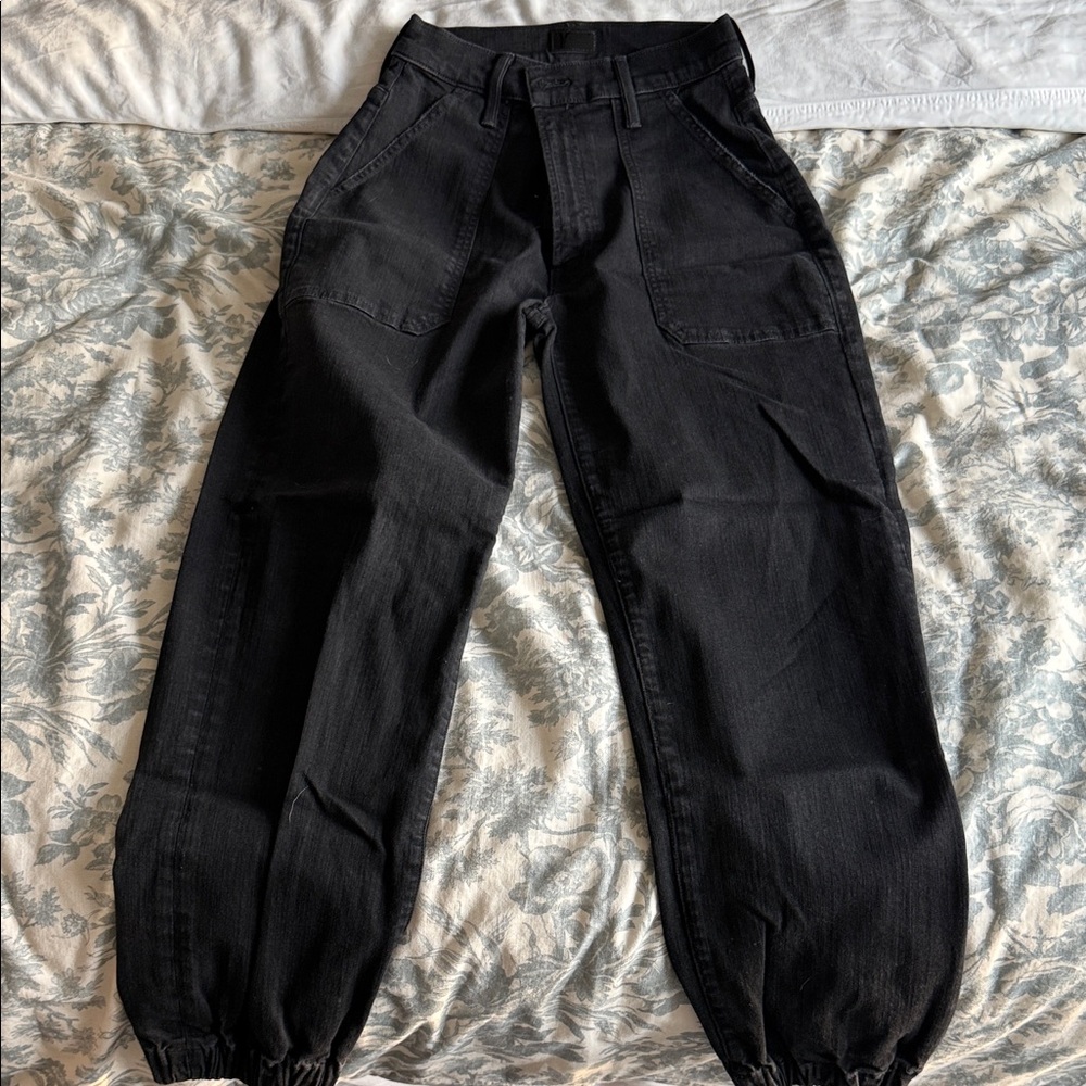 MOTHER Women's Black Jeans Jeggings